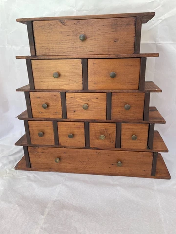 Antique Wood Apothecary Cover