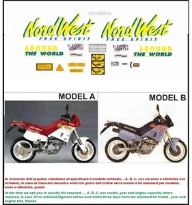 NORDWEST 350 600 1993-1994 STICKERS COMPATIBLE KIT - Picture 1 of 1