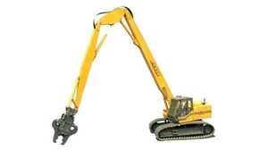 Conrad 2847 Case 1488LC w/Long Reach Demolition Boom and Claw 1/50 Die-cast MIB - Picture 1 of 4