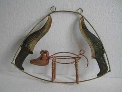 Trade Sign SIGN TRADE Antique ADVERTISEMENT butchers , pig and knife - Image 1 of 4