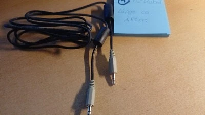 1 PC-Kabel-Computerkabel-schwarz-runde-Stecker-1,80m-NEU UND UNGEBRAUCHT 1 - Bild 1 von 2