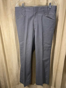 Womens Vintage 1970s pendleton Western Pants Size 34-28 Gray Wool - Picture 1 of 5
