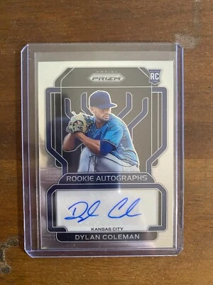 2022 Panini Prizm Dylan Coleman Auto RC Kansas City Royals - Image 1 of 2