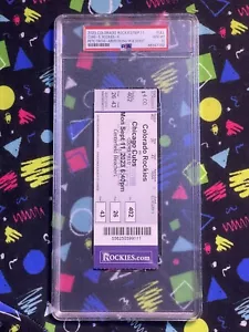 2023 Pete Crow-Armstrong MLB Debut Ticket PSA 10 Cubs Rockies 9-11-23 Rookie RC - Picture 1 of 2