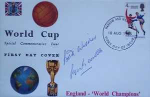 Peter Bonetti England 1966 World Cup Hand Signed FDC Cover Chelsea Proof COA - Picture 1 of 2