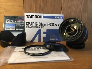 Mint in Box Tamron SP AF 17-50mm F/2.8 XR LD Aspherical IF for Sony From Japan