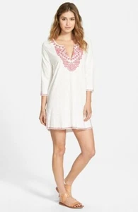 Soft Joie Ravis Mini Dress L 10 Women's Casual Embroidered Boho Short NEW 27276 - Picture 1 of 7
