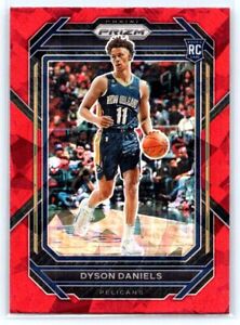 Dyson Daniels 2022-23 Panini Prizm Red Cracked Ice Prizm #233 Rookie RC