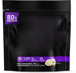 High-Protein Mass Gainer (Vanilla Milkshake, 6LB) - - Picture 1 of 6