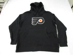 New Philadelphia Flyers Mens Size XL XLarge Black Hoodie w/Iron on Logo Decal - Picture 1 of 3