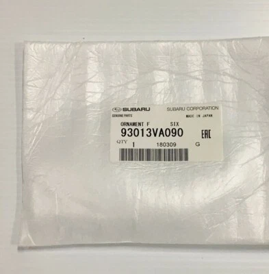 Genuine OEM Subaru 93013VA090 Front Grille Emblem Ornament Badge - Image 1 of 4