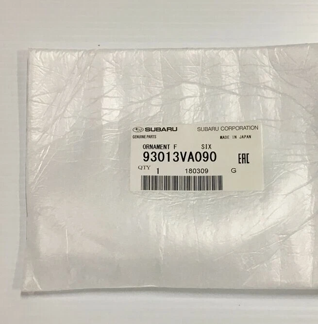Genuine OEM Subaru 93013VA090 Front Grille Emblem Ornament Badge - Image 1 of 4