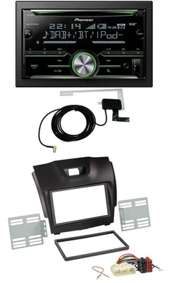 Pioneer CD USB MP3 Bluetooth 2DIN DAB Autoradio für Isuzu D-Max ab 2012 dunkelgr - Bild 1 von 4