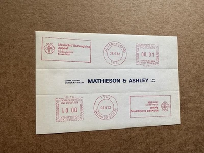 South Africa 1983 Church Meter essay (71) +Methodist Thanksgiving +Tete-Beche - Image 1 of 2