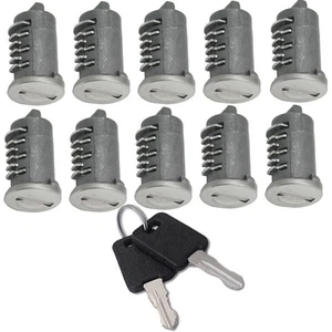 FAP Steckzylinder Zylinder Schloss Wohnwagen Wohnmobil Caravan 10 x chrom - Bild 1 von 4