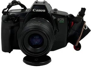 Canon EOS 630 35mm Film SLR Camera Kit – UNTESTED – W/ Lens, Bag, Strap & Access - Bild 1 von 9