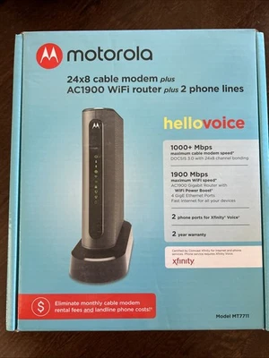 Motorola AC1900 WiFi Router Model MG7700 1900 MBPS Max Speed - Image 1 of 3