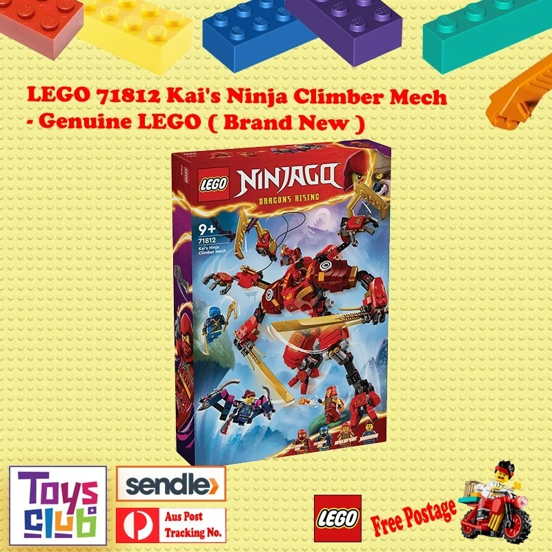 LEGO 71812 Ninjago Kai's Ninja Climber Mech (Brand New) - image 1 of 1
