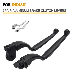 Clutch Brake Levers For INDIAN Chief Classic Vintage Roadmaster Dark Horse 14-17 - Picture 1 of 12