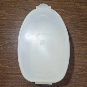 Contenedor de almacenamiento de pollo pavo jamón asado Tupperware vintage ahorrador de sabor asado - Imagen 1 de 8