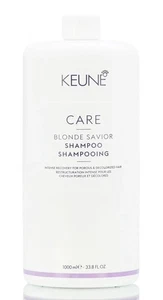 Keune Care Blonde Savior Shampoo 33.8 Oz. Intense Recovery Includes Pump - Picture 1 of 2