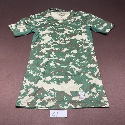 Camisa de Combate Nike Pro Para Hombre Pequeña Compresión Camuflada Manga Corta Dri-Fit Foto 1 de 4
