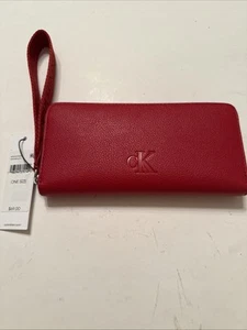 Calvin Klein One Size Geldbörse Rot Reißverschluss Um Damen Neu Mit Steuer. " - Bild 1 von 10