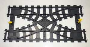 Lego Eisenbahn Schienen 7996 Doppelkreuzweiche 60128 Schiene - Bild 1 von 2