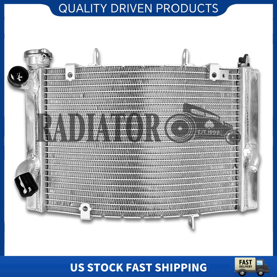 For Triumph Street Triple 675 675R 2008-2012 Aluminum Racing Radiator 2010 2011 Foto 1 de 4
