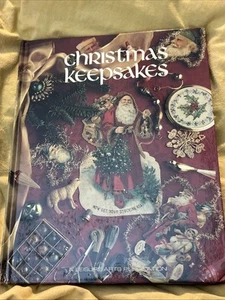 Cross Stitch Book Christmas Keepsakes Leisure Arts 1990 Vintage Needlework BB8NS - Bild 1 von 8