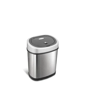 3 Gallon Stainless Steel Touchless Trash Can with Infrared Motion Sensor - Picture 1 of 8