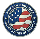 Freedom Is Not Free PVC Patch (Recon Special Forces GreenBeret Topgun F-35) 1201
