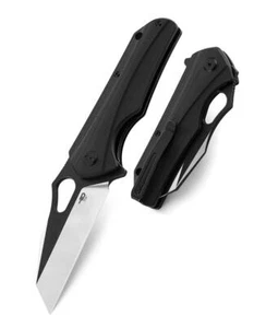 Bestech Operator Folding Knife Black G10 Handle D2 Satin/Black SW Finish BG36A - Picture 1 of 1