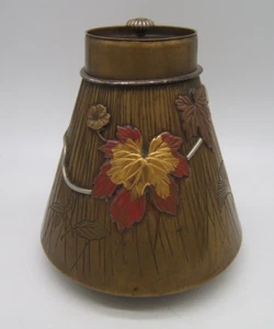 19TH CENTURY JAPANESE MIXED METAL TEA CADDY HAND MADE - Picture 1 of 8