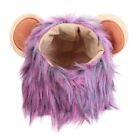 Autumn Pet Hat Jumpsuit Pet Costume Lion Mane Wig Cap Hat Pet Cosplay Outfits