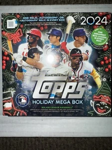 Topps MLB Holiday Mega Box 2024 Sealed - Picture 1 of 5