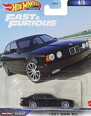 Hot Wheels PREMIUM 1991 BMW E34 M5 FAST X - Bild 1 von 4