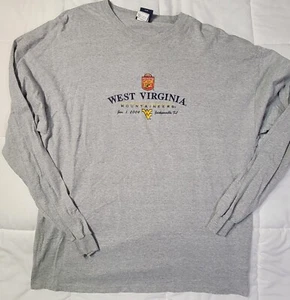 West Virginia Mountaineers 2004 Toyota Gator Bowl Gold AS SPORTS XXL Long Sleeve - Picture 1 of 9