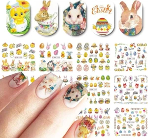 Animal Nail Art Decals - 12 Sheets of Holographic Water Transfer Stickers - Picture 1 of 7