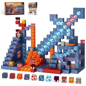 Magnetic Blocks 100 PCS Magnetic Tiles Building Toys Toddler Toys - Picture 1 of 9