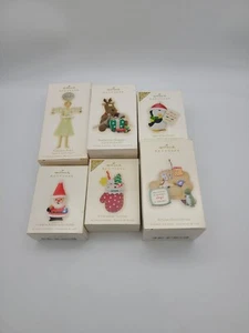 Lote de 6 adornos navideños Hallmark Keepsake - Imagen 1 de 6