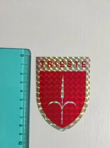 Adhesive Trieste Sticker Autocollant Vintage 80s Original - Picture 1 of 1