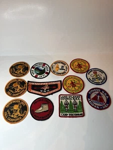 LOT OF 12 1970s BOYSCOUTS OF AMERICA PATCHES - Picture 1 of 3