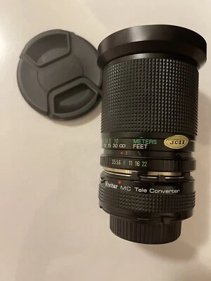 VIVITAR 28-105mm F 3.5-4.5 Macro Focusing Zoom MC lens With 2x-5 Tele Converter - Image 1 of 4