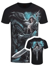 Spiral T-shirt Grim Rider Men's Black