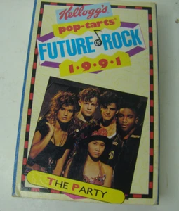1991 KELLOGG'S Pop-Tarts Future Of Rock Cassette SEALED-The Party-2 Track Single - Foto 1 di 3