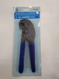 9" HEX CRIMPING Tool RG-6 RG-8 RG-11 and RG-213 Cable HT-106B - Picture 1 of 2