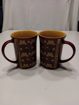 Taza de cerámica Minnesota Golden Gophers grande recuerdo universitario regalo IMPRESIÓN DE FÚTBOL Foto 1 de 4