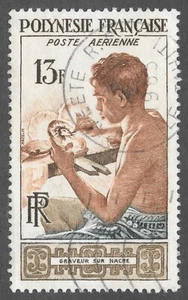 French Polynesia (1958) - Scott # C24, Used - Picture 1 of 1