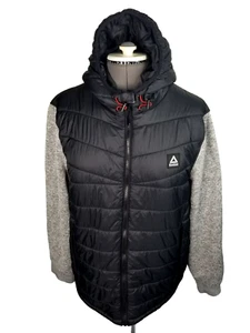 Chaqueta para hombre Reebok Fullzip talla XL negra y gris PIT TO PIT 25 IN NUEVA CON ETIQUETAS - Imagen 1 de 13